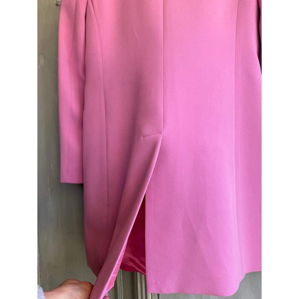 Judith & Charles Rae Pink Longline Blazer Dress Jacket Size 8 Made Canada $675 - Picture 6 of 15